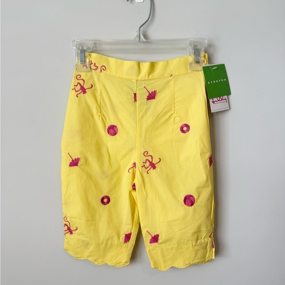 Lilly Pulitzer Yellow and Pink  Shorts size 3T / nwt - Picture 1 of 6